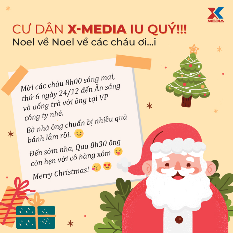 X-Media đón chào một Giáng sinh ấm áp